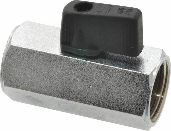 Aignep USA Miniature Manual Ball Valve: 1/2" Pipe - 86300-08-08
