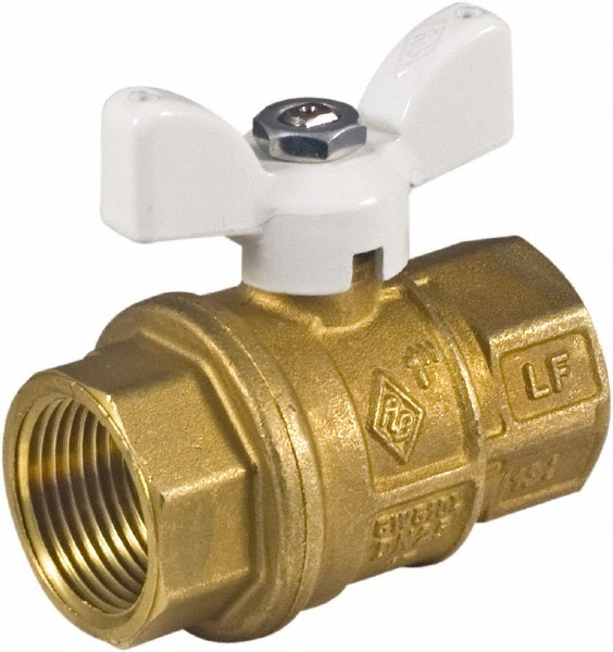 BONOMI Full Port Bi-Directional Manual Ball Valve: 1" Pipe, Full Port - 162N LF-1