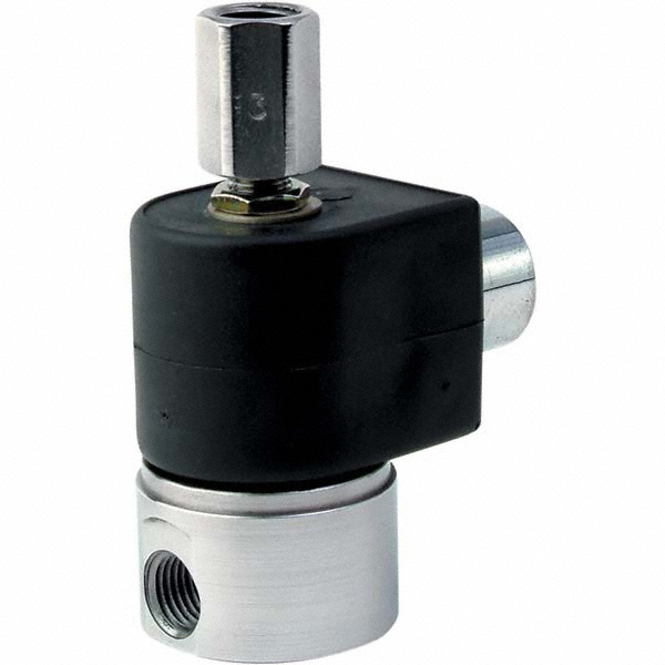 Parker Solenoid Valve: 3-Way, 1/4" Port - 71315SN2EVJ1N0C111P3
