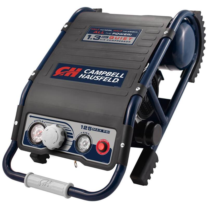 Campbell Hausfeld Quiet Suitcase 1.3 gal. Portable Electric Air Compressor - DC010500