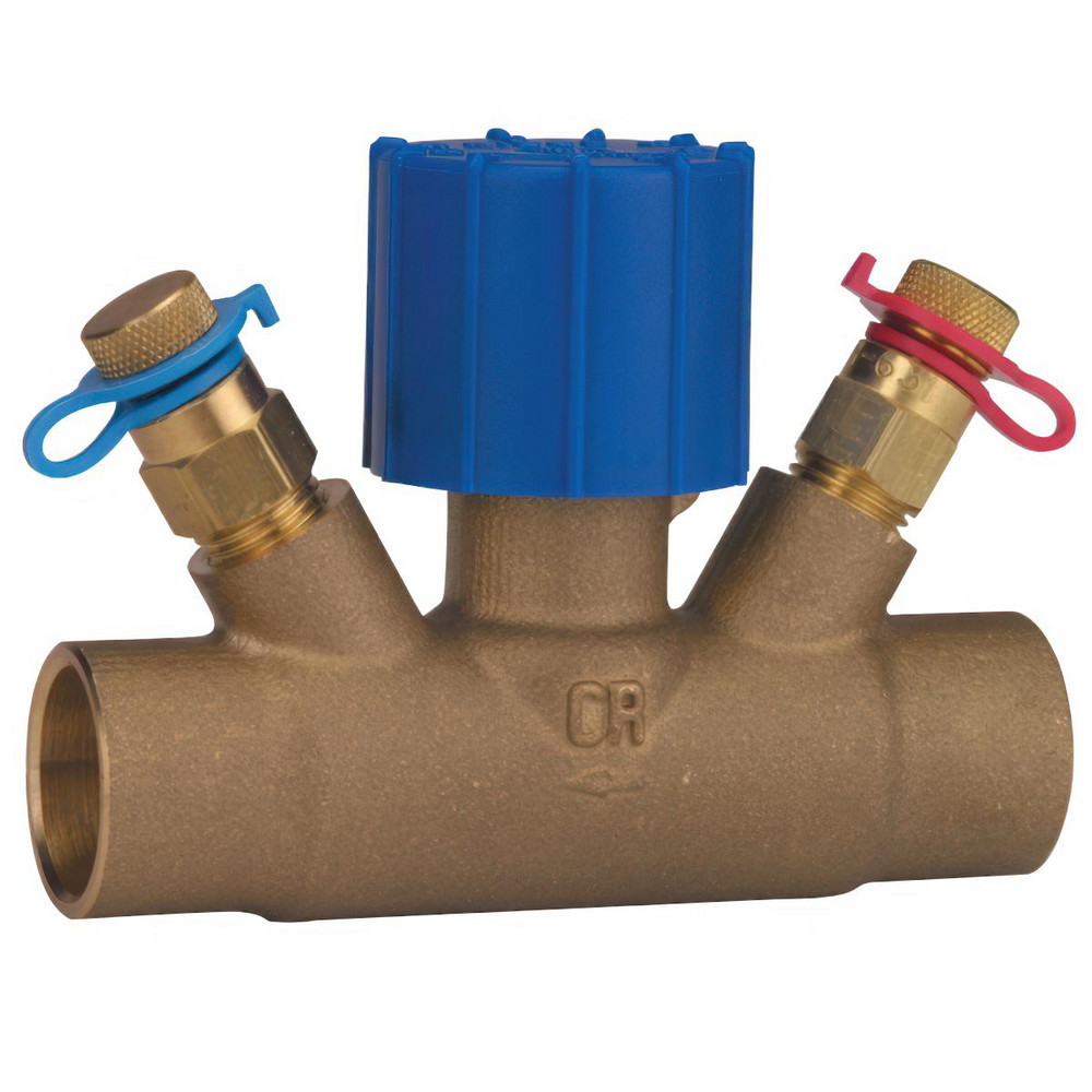 Bell & Gossett 1-1/2" Pipe, Threaded End Connections, Inline Calibrated Balance Valve - 117104LF