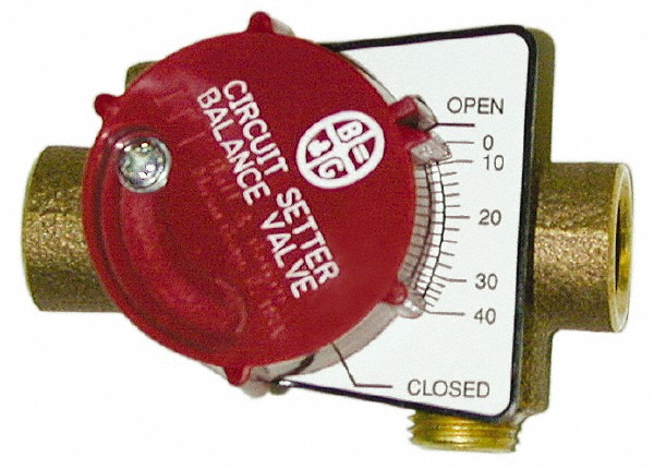 Bell & Gossett 1-1/2" Pipe, Threaded End Connections, Inline Calibrated Balance Valve - 117104LF