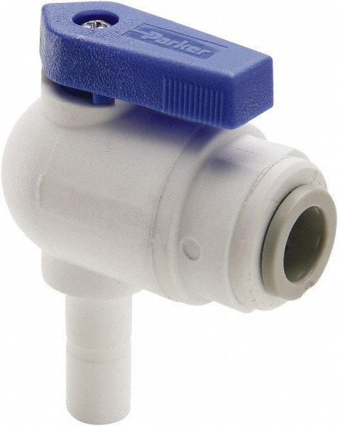 Parker Tube Elbow Union Bi-Directional Manual Ball Valve: Full Port - PP6VTEU6-MG