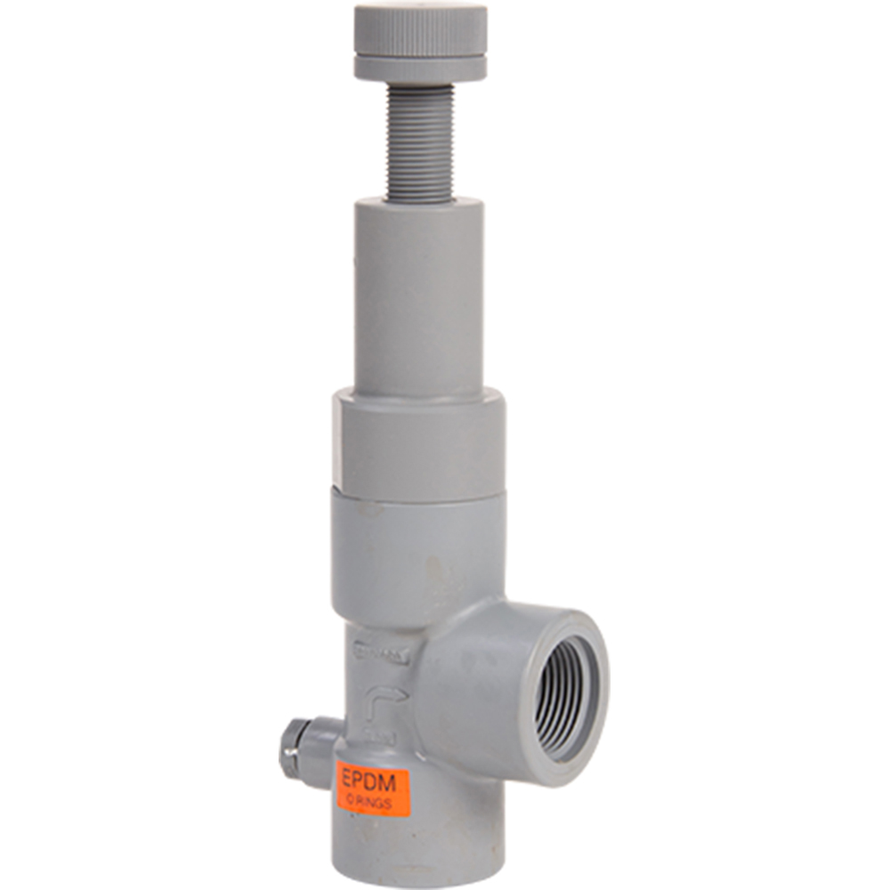 Hayward Flow Control Pressure Relief Valve: 1" Inlet, 150 Max psi - RV2100T