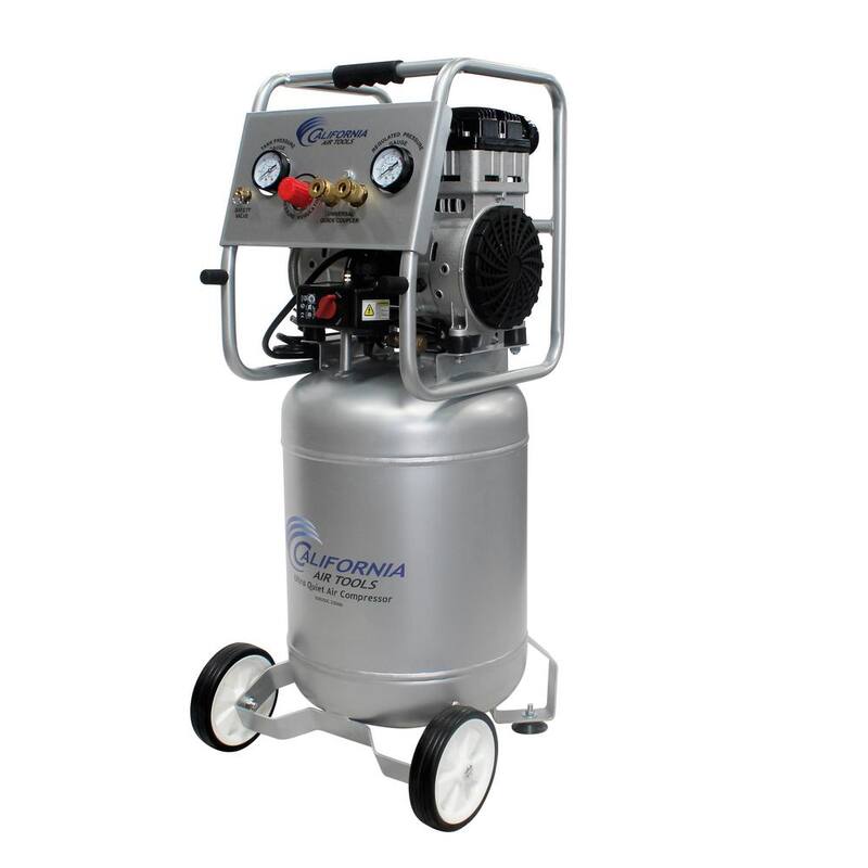 California Air Tools 10 Gal. 2.0 HP Ultra Quiet and Oil-Free 220-Volt Electric Air Compressor - 10020C-22060