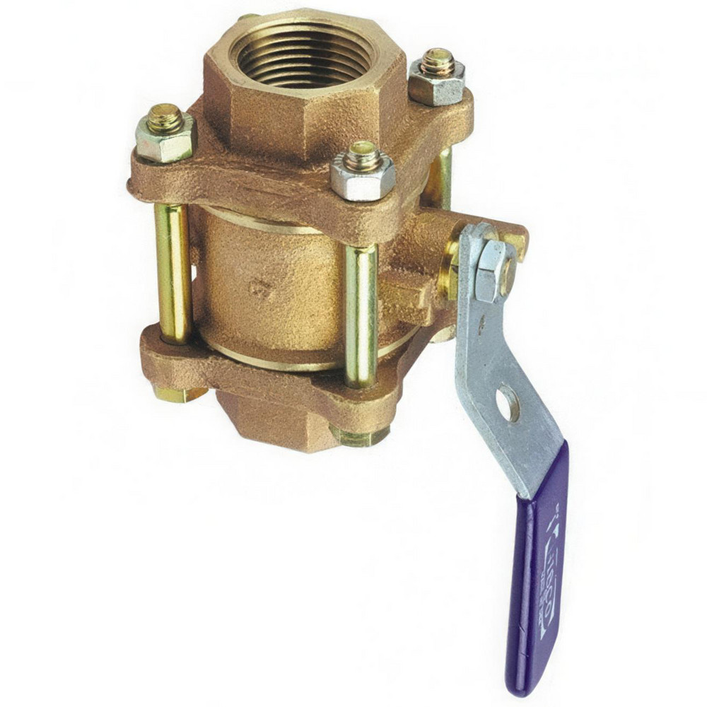 NIBCO Standard Manual Ball Valve: 1" Pipe, Full Port - NL99U2A