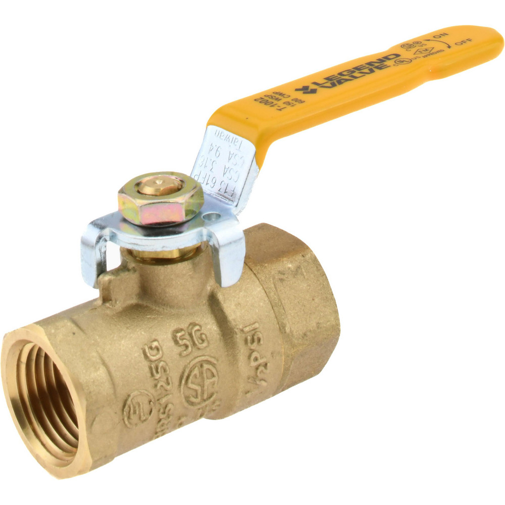 Legend Valve Standard Manual Ball Valve: 3/4" Pipe, Full Port - 101-044