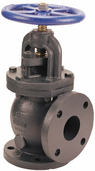 NIBCO 4" Pipe, Flanged Ends, Iron Renewable Globe Valve with Bypass - NHC7G0H