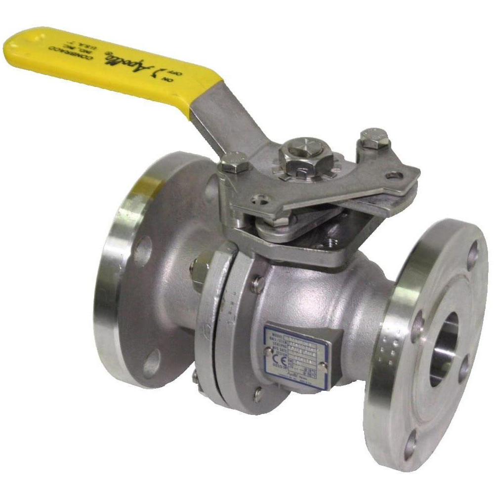 Apollo® Manual Ball Valve: 3" Pipe, Full Port, Stainless Steel - 87A200AR