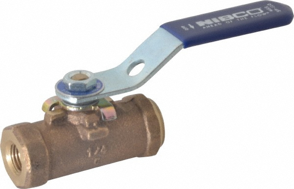 NIBCO Standard Manual Ball Valve: 1/4" Pipe, Reduced Port - NL940P4