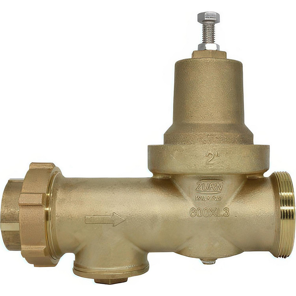 Zurn Pressure Reducing Valves: Pipe Size: 2; End Connection: FNPT x FNPT; Body Material: Bronze - 2-600XL3
