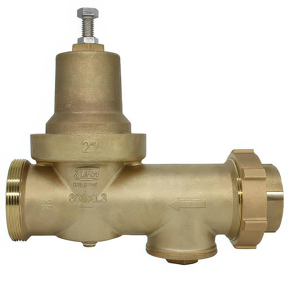 Zurn Pressure Reducing Valves: Pipe Size: 2; End Connection: FNPT x FNPT; Body Material: Bronze - 2-600XL3