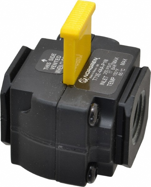 BONOMI Motorized Automatic Ball Valve: 3/8" Pipe, Brass - 8P0082-C1  3/8