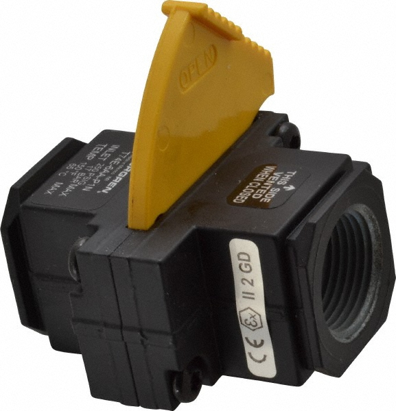 BONOMI Motorized Automatic Ball Valve: 3/8" Pipe, Brass - 8P0082-C1  3/8