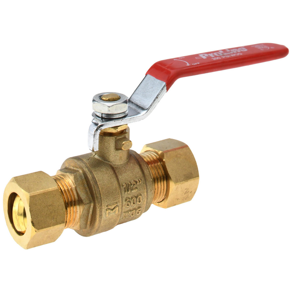 Value Collection Standard Manual Ball Valve: 1/2" Pipe, Full Port - 107-023NL