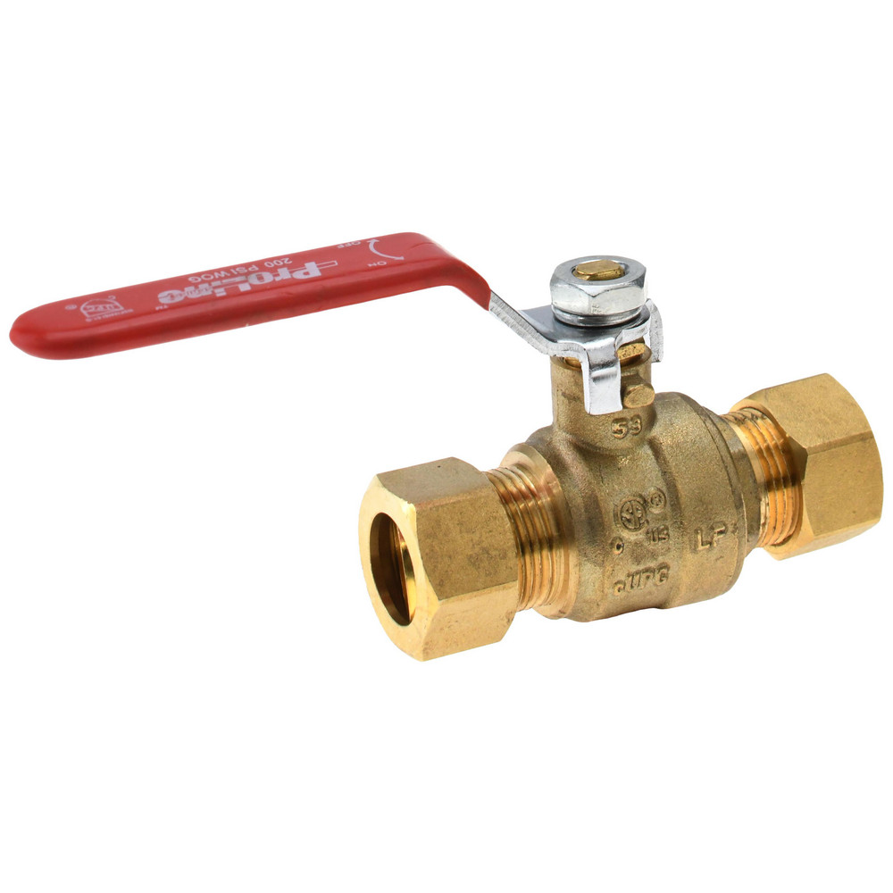 Value Collection Standard Manual Ball Valve: 1/2" Pipe, Full Port - 107-023NL