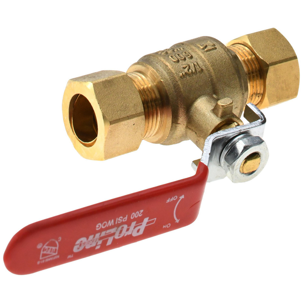 Value Collection Standard Manual Ball Valve: 1/2" Pipe, Full Port - 107-023NL