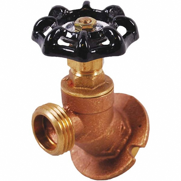 B&K Mueller 1/2" Pipe, 14" Long Shank, Chrome Plated Brass Antisiphon Frostfree Sillcock - 104-831HC