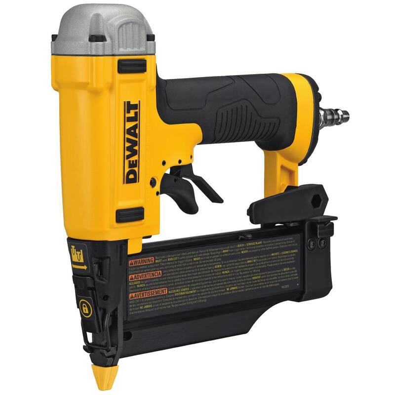DEWALT 6 Gal. 165 PSI Portable Electric Pancake Air Compressor, 18GA Pneumatic Corded Brad Nailer, and 23GA 2 in. Pin Nailer - DWFP126W23350K