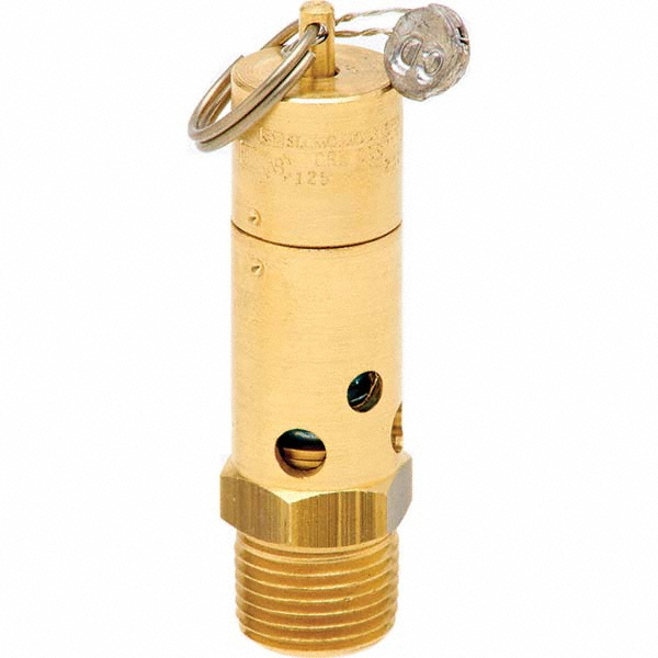 Control Devices ASME Safety Relief Valve: 1/4" Inlet, 36 CFM, 30 Max psi - ST25-1A030