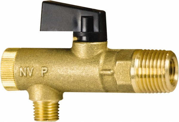 PRO-SOURCE Filter Manual Ball Valve: 1/2" Pipe, NPT Port - 9819312035JP
