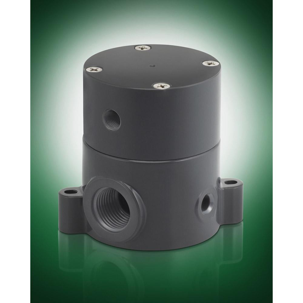 Plast-O-Matic 1" Pipe, 100 Max psi, Diaphragm Valve - BSDAM100T-NC-PV