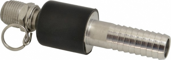 SuperKlean NPT x 3/4" Hose Barb, Ball Type Swivel Hose Adapter - 8-B3/4-S