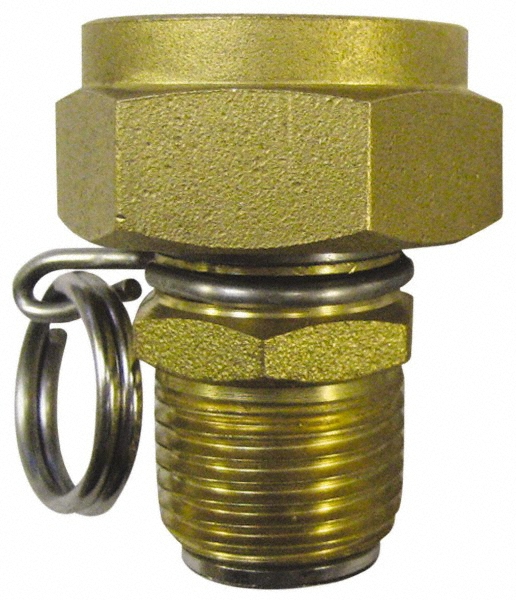SuperKlean NPT x 3/4" Hose Barb, Ball Type Swivel Hose Adapter - 8-B3/4-S