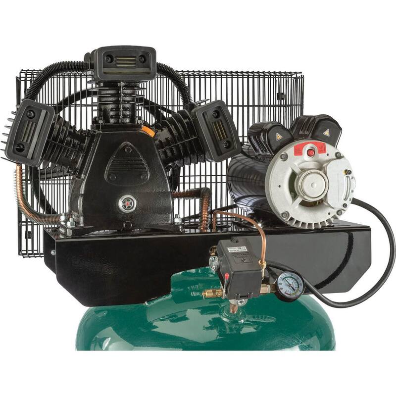 Grizzly Industrial 60 Gal. 125 PSI 5 HP Extreme Series Corded Electric Air Compressor - G0955