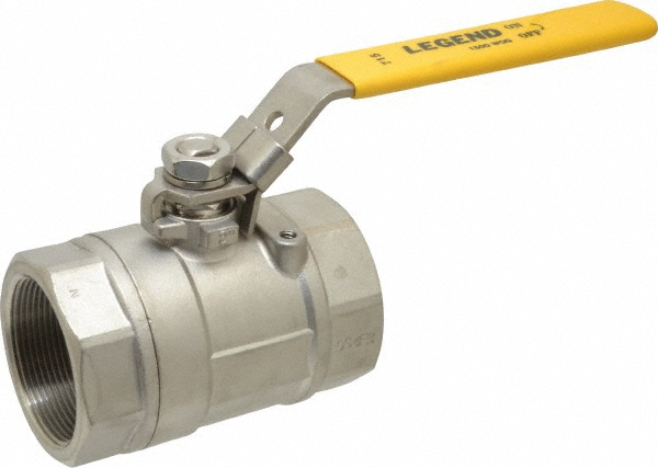 Guardian Worldwide Manual Ball Valve with Mounting Pad: 2" Pipe, Full Port - 06Q051N04020