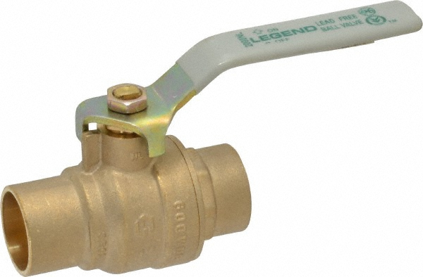 Legend Valve Full Port Bi-Directional Manual Ball Valve: 1" Pipe, Full Port - 101-045NL