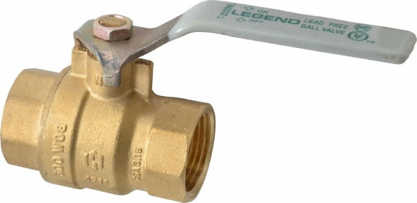 Legend Valve Full Port Bi-Directional Manual Ball Valve: 1" Pipe, Full Port - 101-045NL
