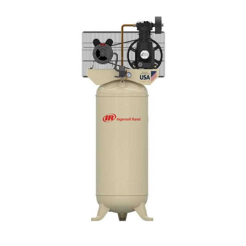 Ingersoll Rand Reciprocating 60 Gal. 5 HP Electric 230-Volt with Single Phase Air Compressor - SS5L5