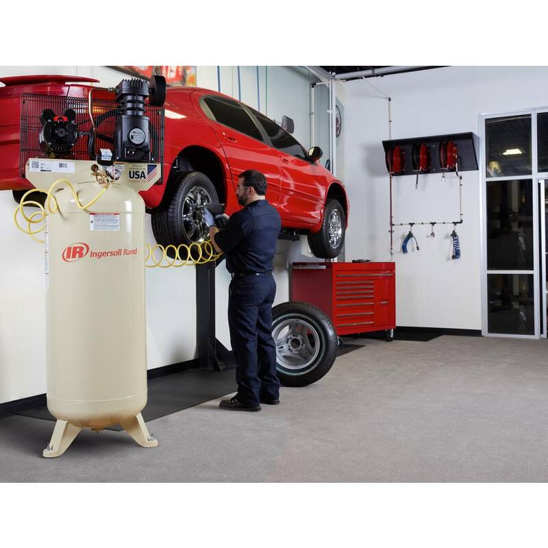 Ingersoll Rand Reciprocating 60 Gal. 5 HP Electric 230-Volt with Single Phase Air Compressor - SS5L5