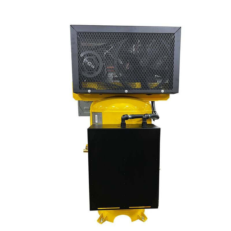 EMAX 80 Gal. 10 HP V4 1-Phase Silent Air 175 PSI Electric Air Compressor with Isolator Pads and Auto Drain - HES10V080V1