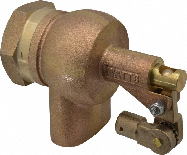 Watts 1-1/4" Pipe, Bronze, Mechanical Float Valve - 0780012