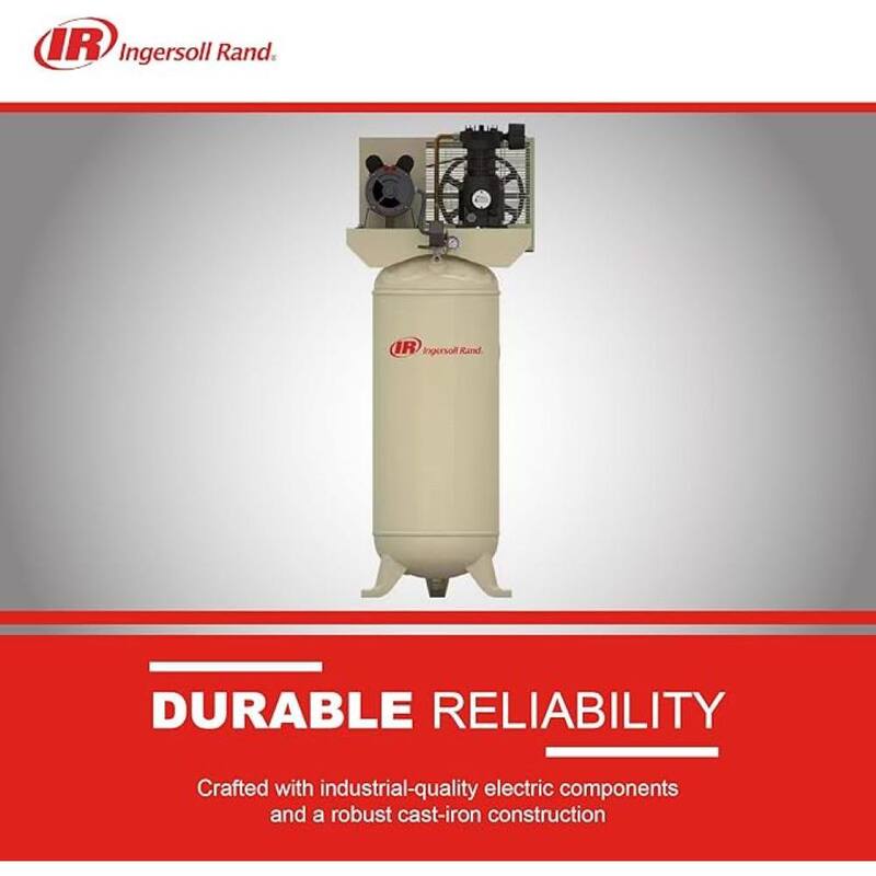 Ingersoll Rand 60 Gal, 3 HP Single Stage Stationary Electric Compressor - SS3L3