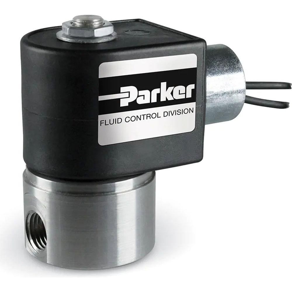 Parker Solenoid Valve: 1/8" Port, NPT - 71295SN1KNJ1N0C111C2