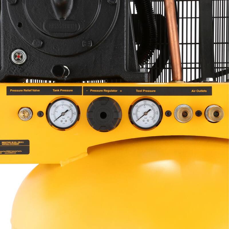 DEWALT 80 Gal. Stationary Electric Air Compressor - DXCMV5048055