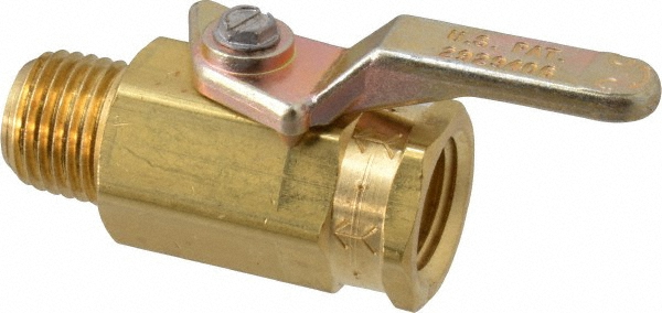 Value Collection Full Port Manual Ball Valve: 1/4" Pipe, Full Port - TXMN025