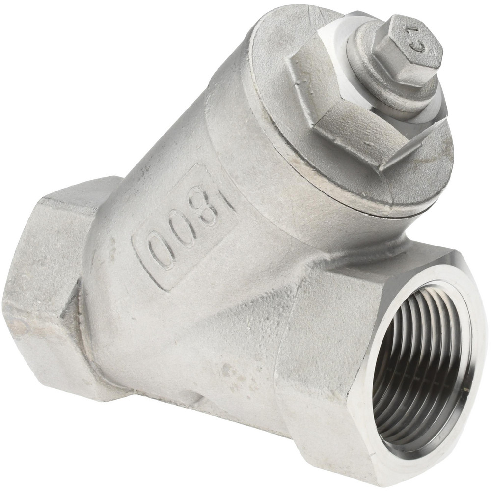 Value Collection 1" Pipe, Female NPT Ends, 316 Stainless Steel Y-Strainer - 9710000585JP