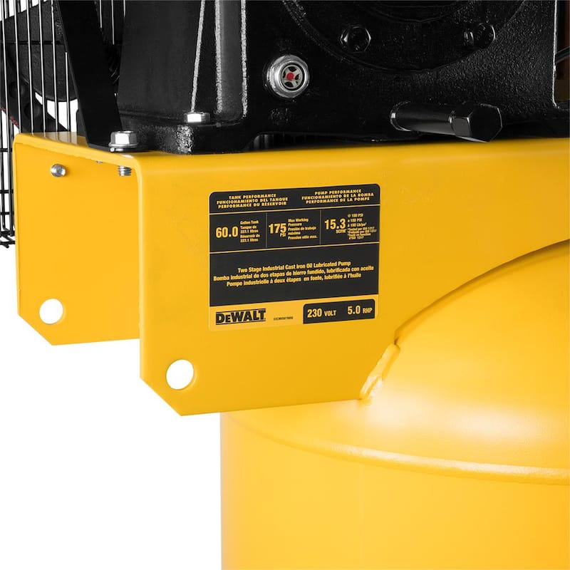 DEWALT 60 Gal. 175 PSI Two Stage Stationary Electric Air Compressor - DXCMV5076055