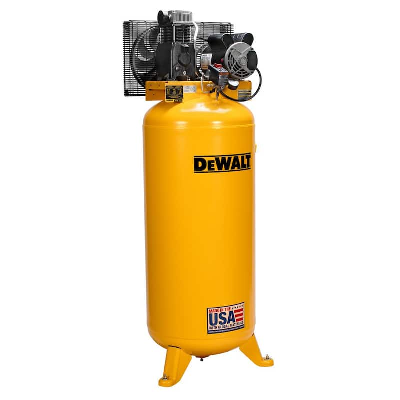 DEWALT 60 Gal. 175 PSI Electric Stationary Single Stage Air compressor, 11.5 SCFM at 90 PSI - DXCM602