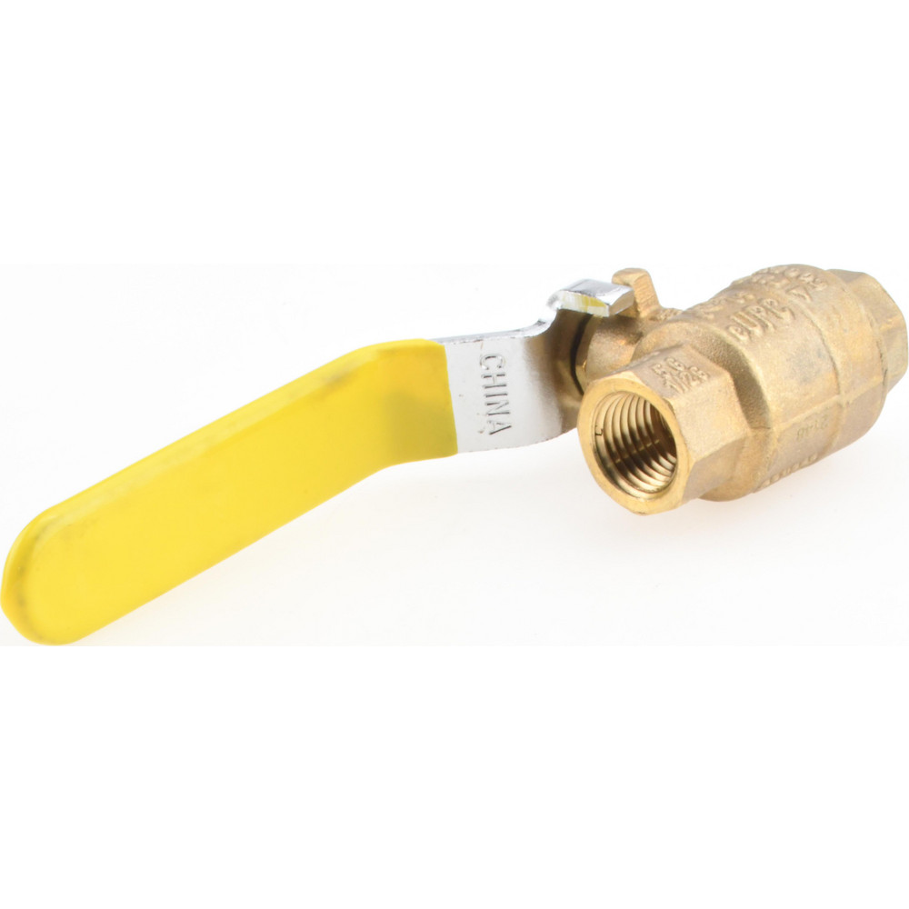 Value Collection Packing Gland Manual Ball Valve: 1/4" Pipe, Full Port - 107-821NL