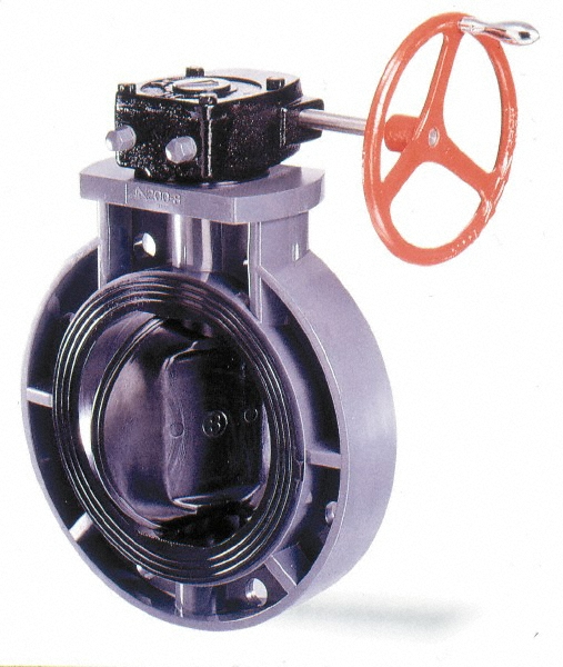 Apollo® Manual Wafer Butterfly Valve: 12" Pipe, Gear Handle - WD14112DN12