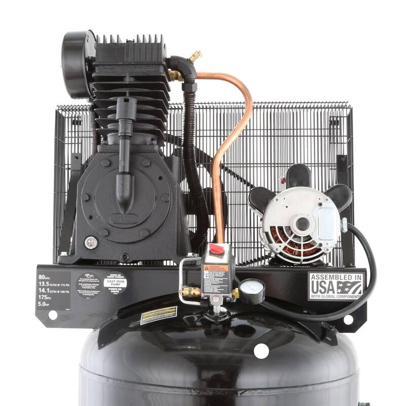 Husky 80 Gal. 2-Stage Stationary Electric Air Compressor - C803H