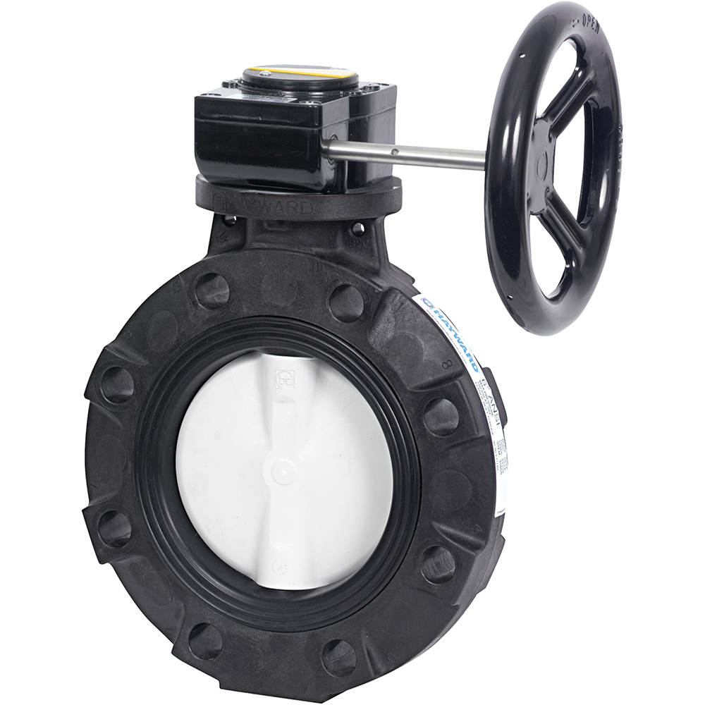 Hayward Flow Control Manual Butterfly Valve: 2" Pipe, Lever Handle - BYV44020A0VLI00