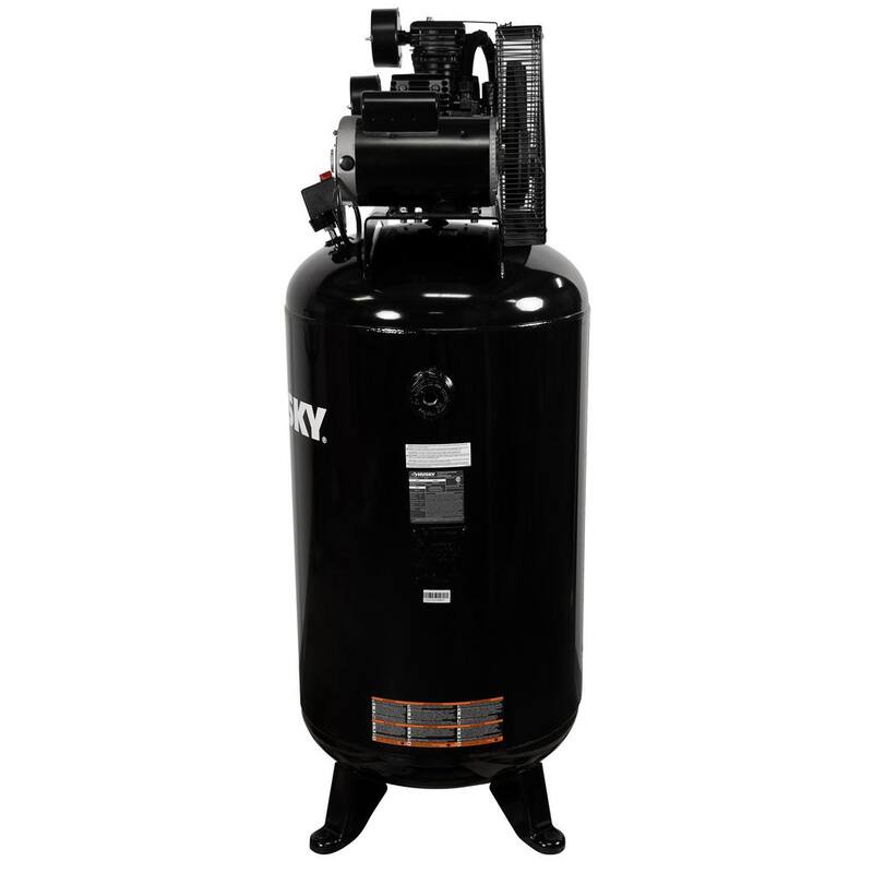 Husky 80 Gal. 3-Cylinder Single Stage Electric Air Compressor - C801H