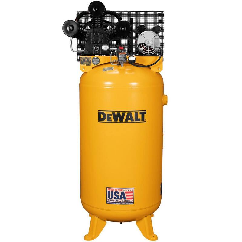 DEWALT 80 Gal. 4.7 HP 155 PSI Stationary Electric Air Compressor - DXCM801.COM