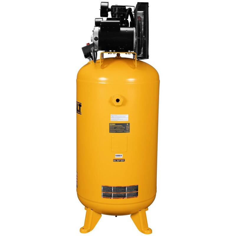 DEWALT 80 Gal. 4.7 HP 155 PSI Stationary Electric Air Compressor - DXCM801.COM